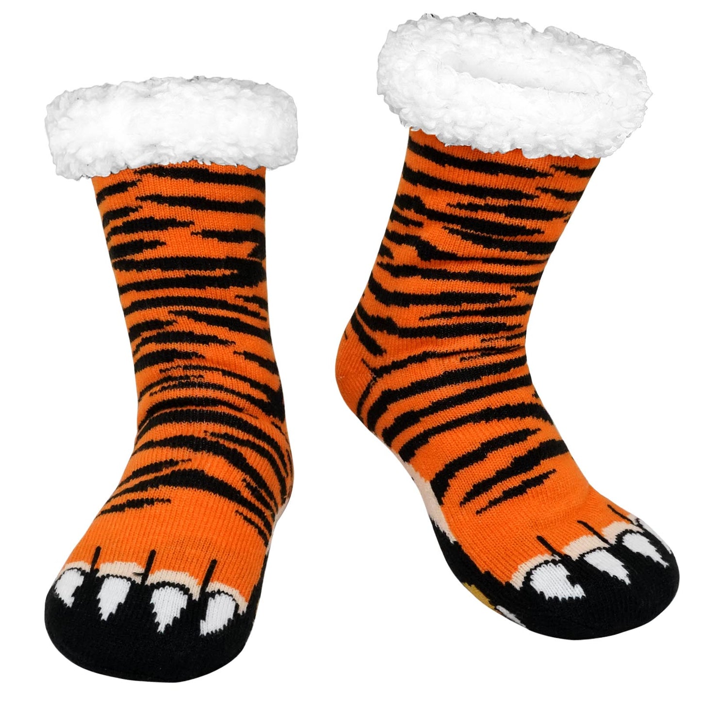 Mens Slipper Socks, PUTUO Non Slip Fuzzy Socks, Cozy Warm Slipper Socks for men, Fluffy Winter Christmas Socks Mens Christmas Gifts, Size 9-12,1 Pair