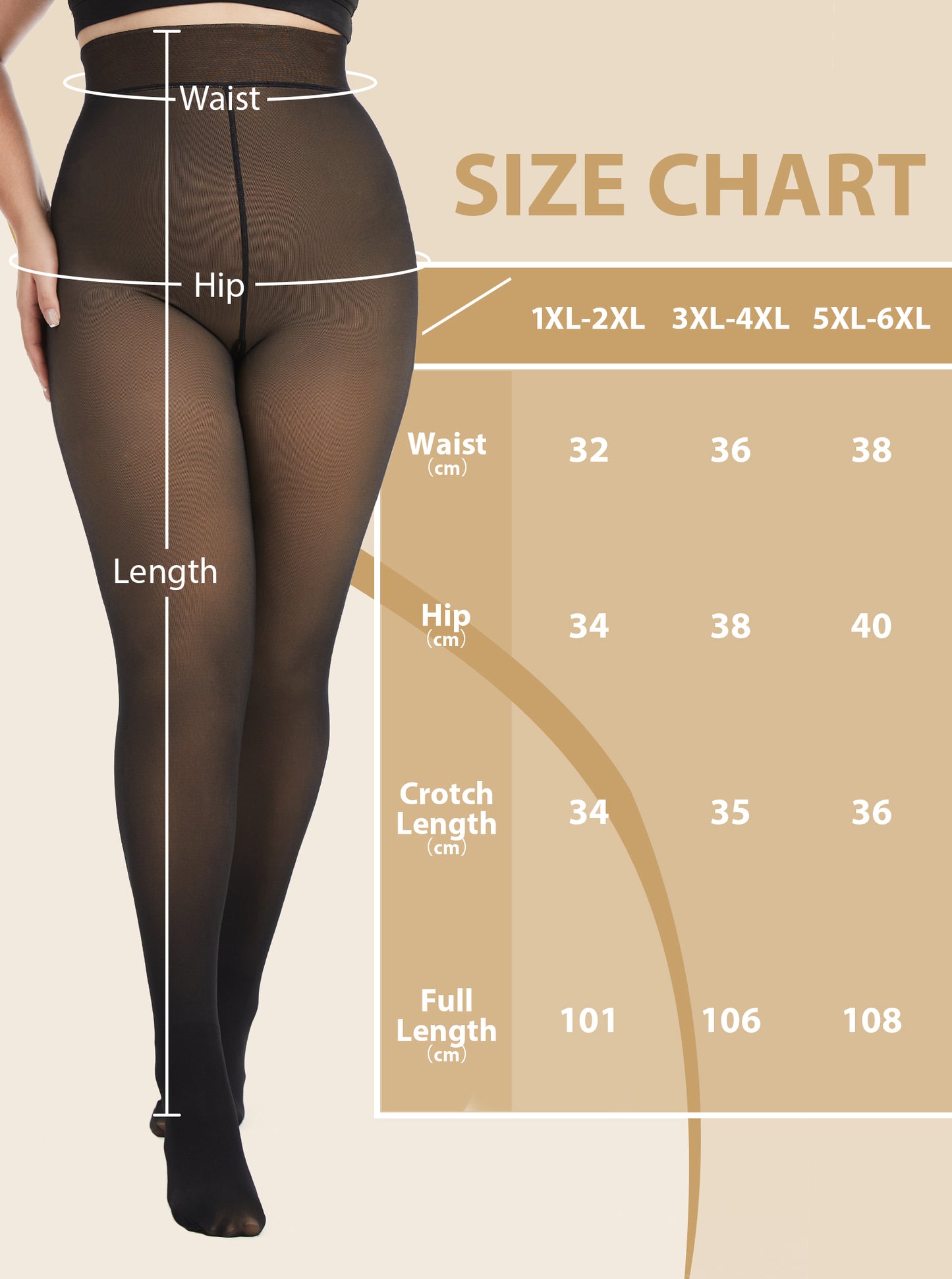 Fleece Lined Tights for Women, PUTUO Plus Size Tights, Sheer Leggings Fake Translucent Plus Size Pantyhose, Winter Thermal High Waisted Pantyhose for Women, Black